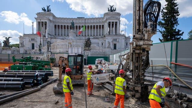 Work on new Rome subway line under the Colosseum and Forum enters ...