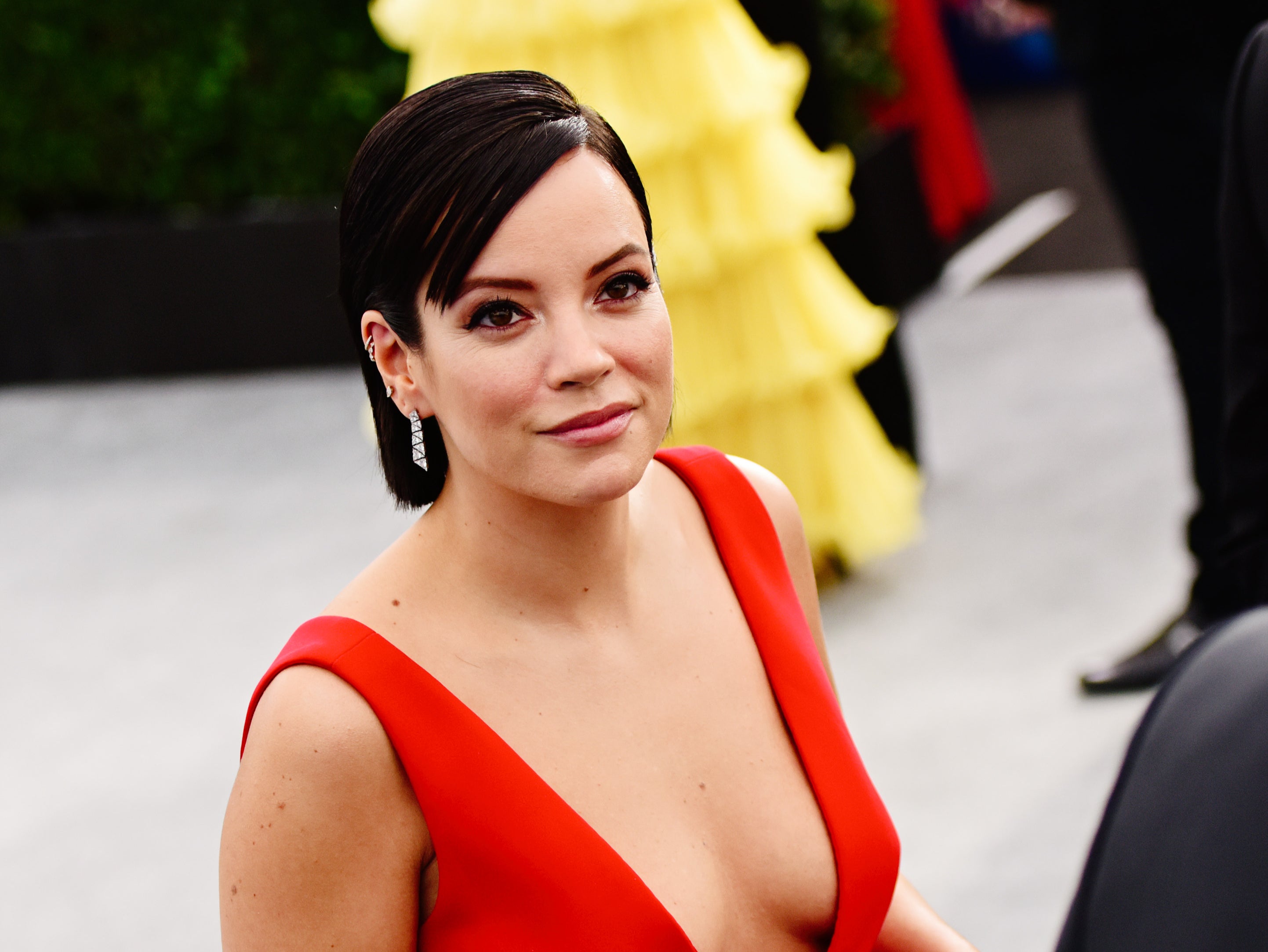 Lily Allen at the Screen Actors Guild Awards, 2020
