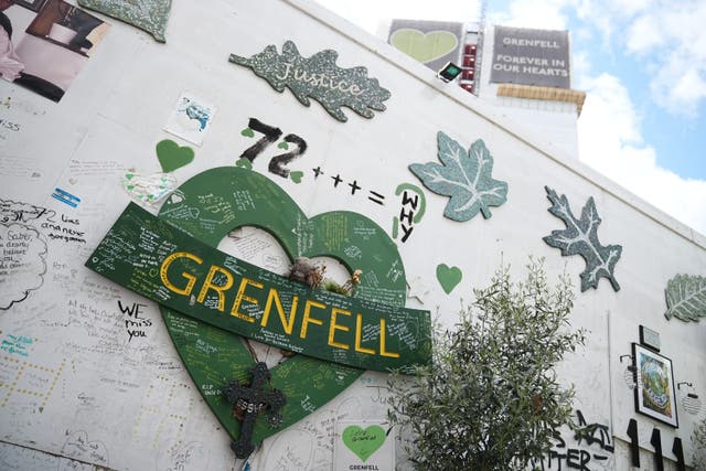 A date for the publication of the final report into the Grenfell fire has been given (Aaron Chown/PA)