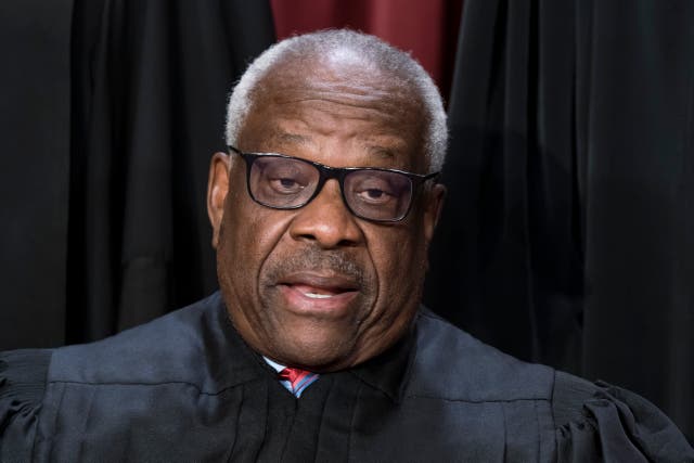 <p>US Supreme Court Justice Clarence Thomas </p>