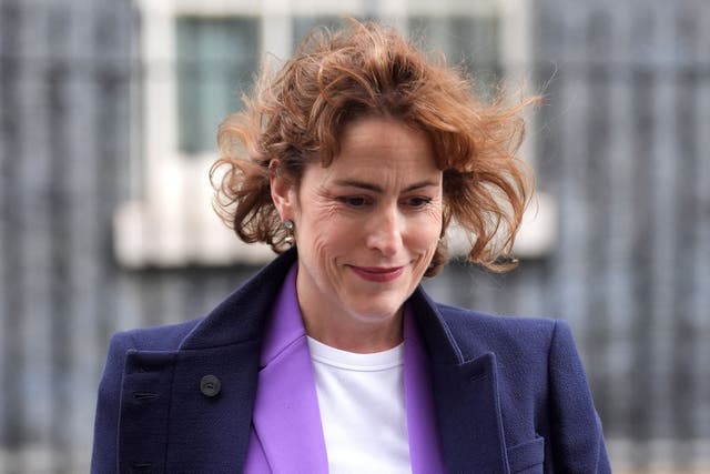 Health Secretary Victoria Atkins leaving Downing Street, London, after a Cabinet meeting (Yui Mok/PA)