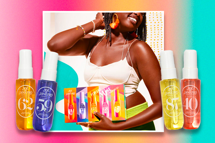 The bold and bright bottles are a great addition to your beauty cabinet