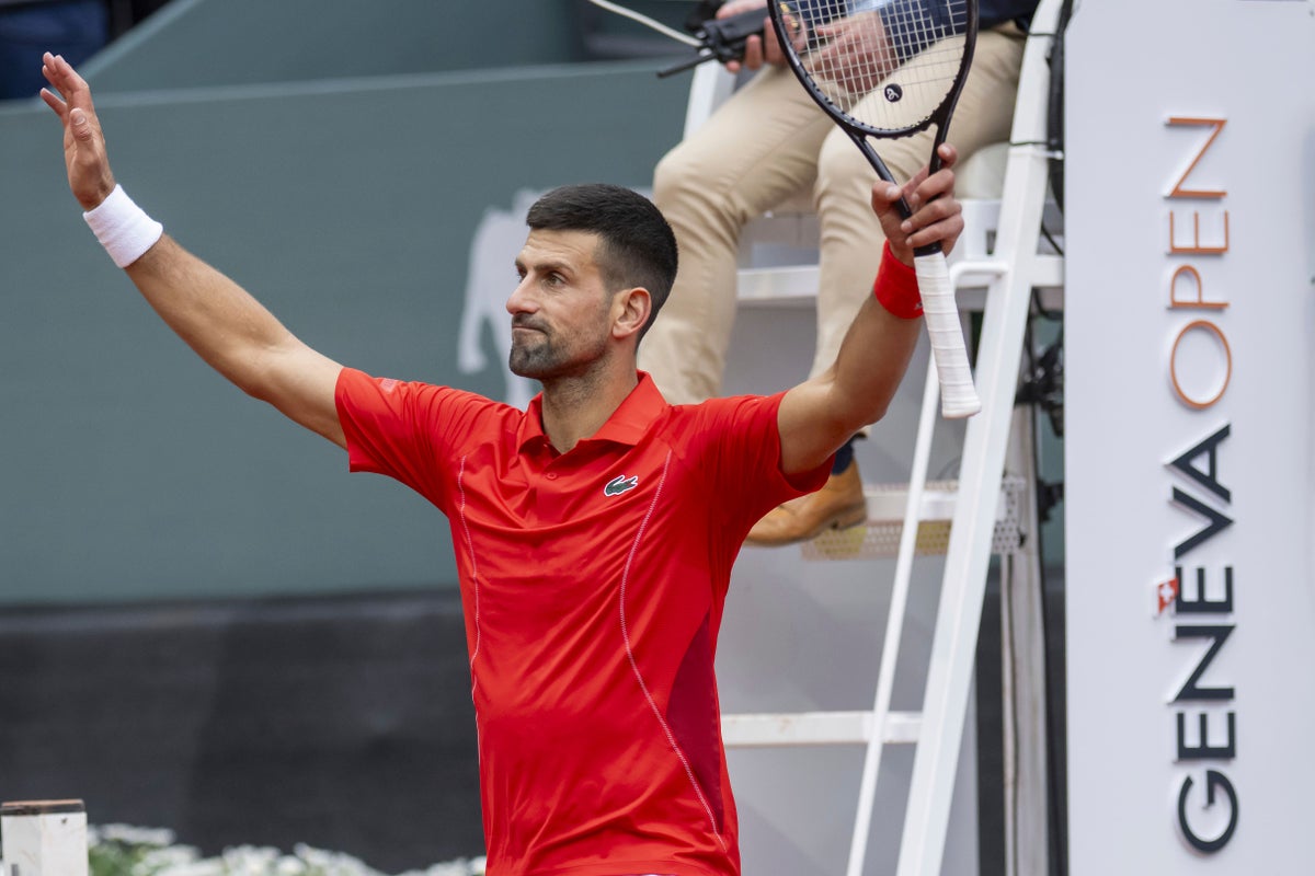 Novak Djokovic books last-four place at Geneva Open