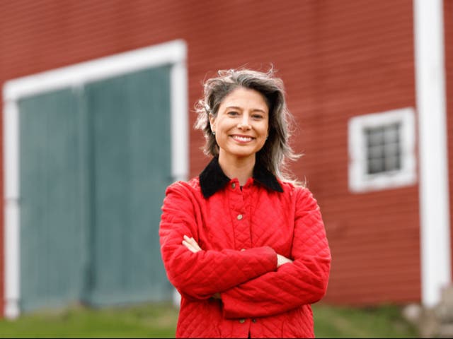 <p>Maggie Goodlander, a former Biden White House official who is running for New Hampshire’s 2nd District Congressional seat, has described herself as a renter despite owning a $1.2m home</p>