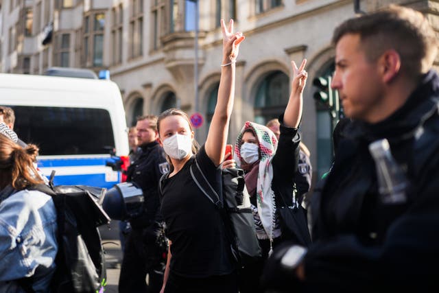 Germany Israel Palestinians Europe Protests