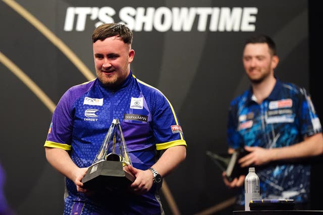 <p>Luke Littler (left) won the Premier League darts (Zac Goodwin/PA)</p>