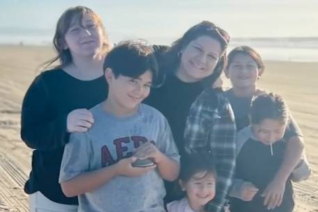 Charlotte Russ took her kids on a trip to Pismo Beach, which is known as the ‘Clam Capital of the World’, and mistakenly let the youngsters collect the molluscs