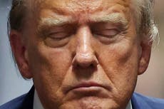 Trump swaps bluster for silence, and possibly sleep, in his hush money trial