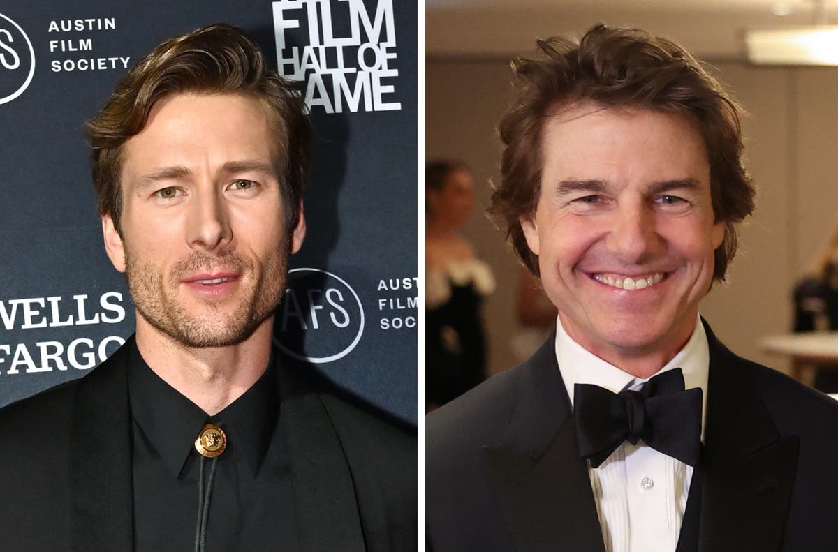 Glen Powell says Tom Cruise delaying Top Gun: Maverick for two years nearly left him broke as he promotes Hit Man