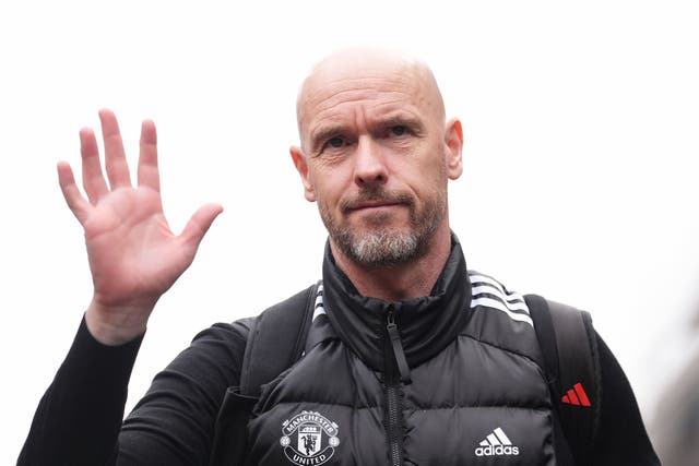 Manchester United manager Erik ten Hag has found his position under the spotlight (Zac Goodwin/PA)