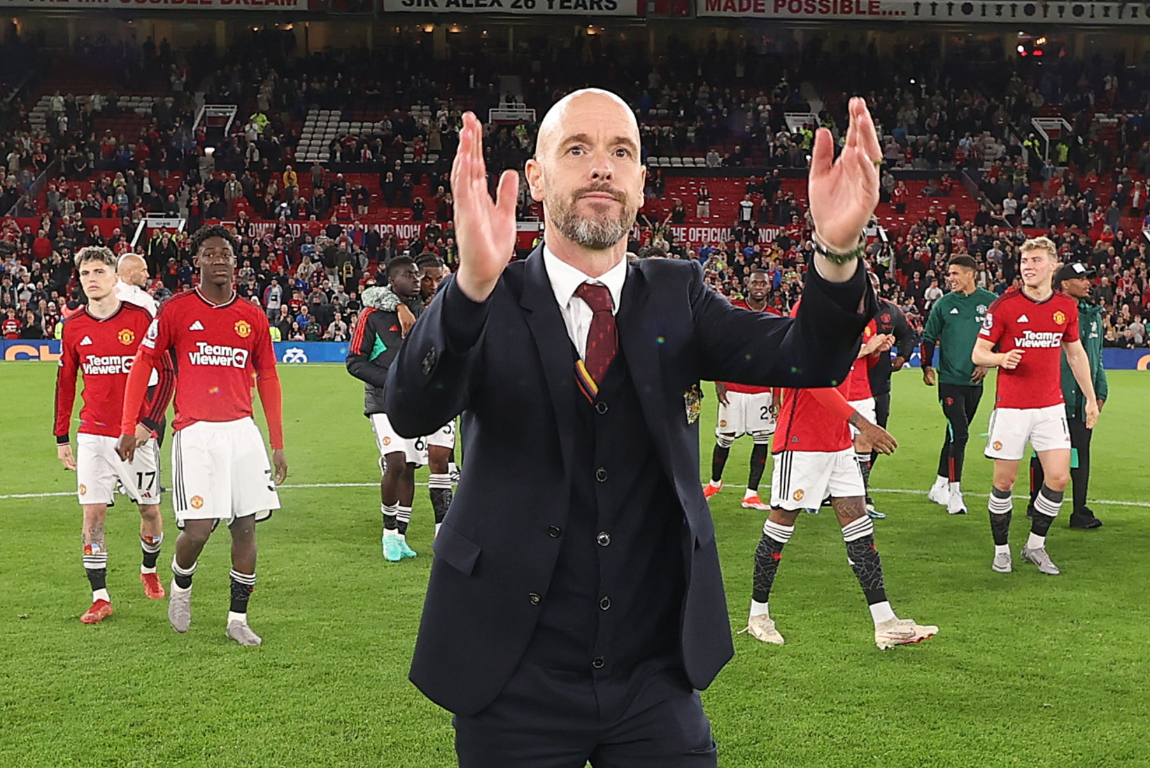 Erik ten Hag retains the backing of most Manchester United supporters