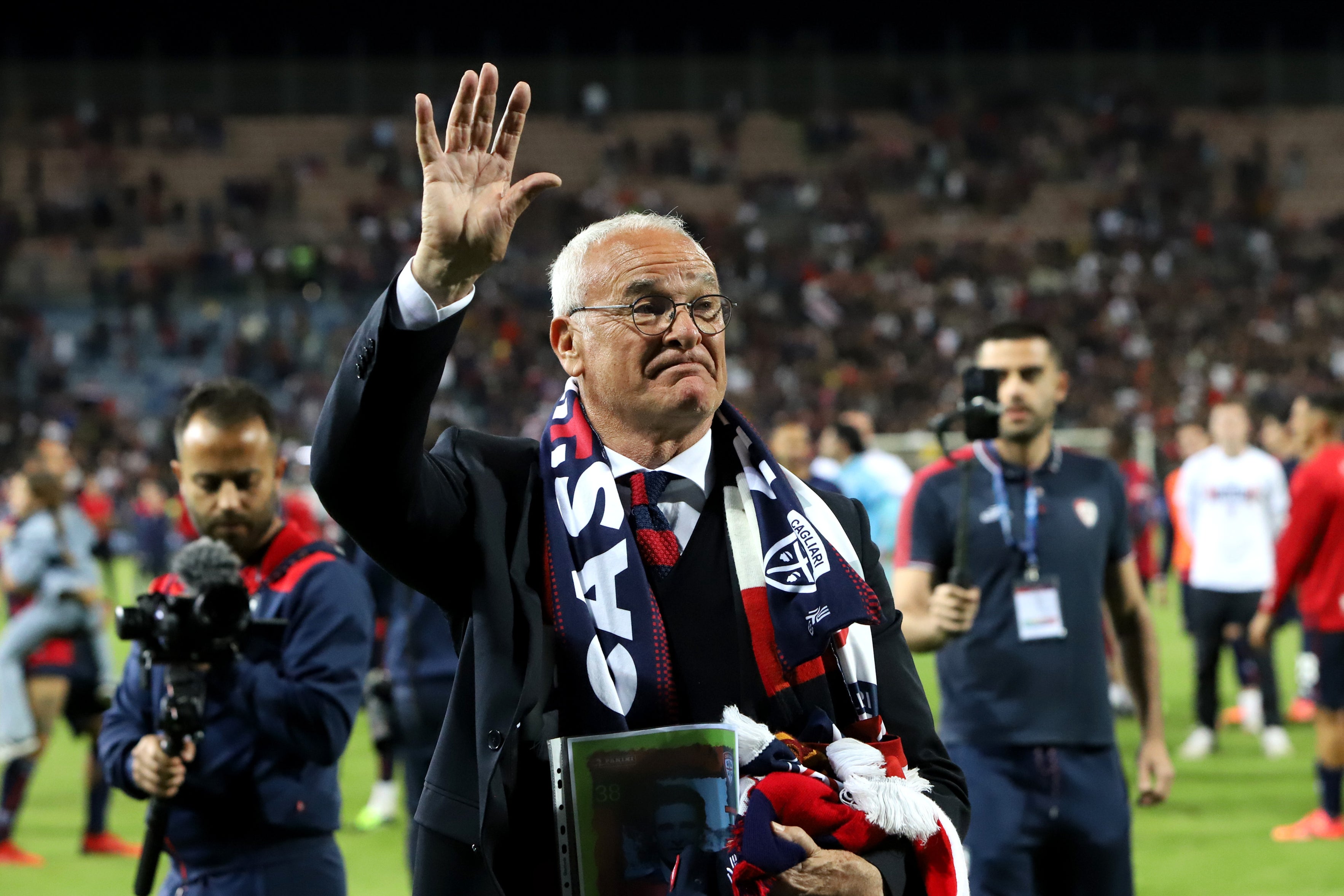 Claudio Ranieri has retired from club management after leaving Cagliari
