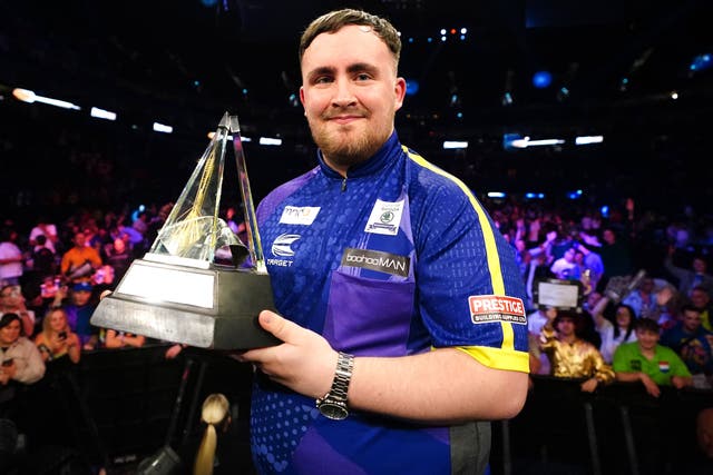 <p>Luke Littler became the youngest major champion by winning the Premier League (Zac Goodwin/PA)</p>