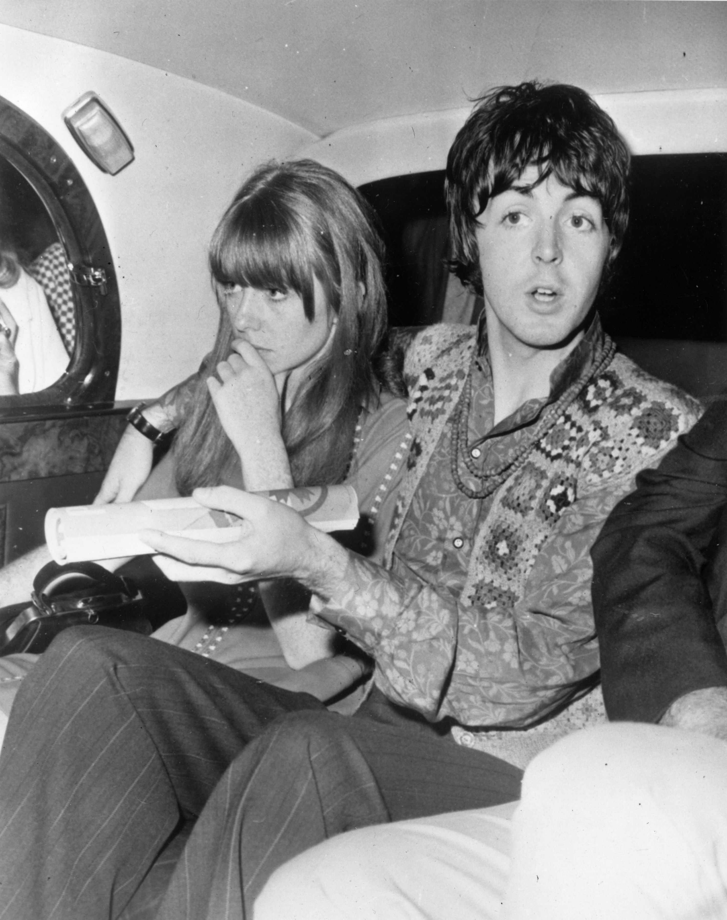 McCartney and Asher in Wales in 1967