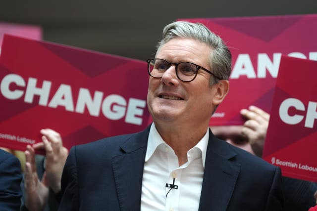 <p>Sir Keir Starmer says Labour will ‘change Britain for the better’</p>
