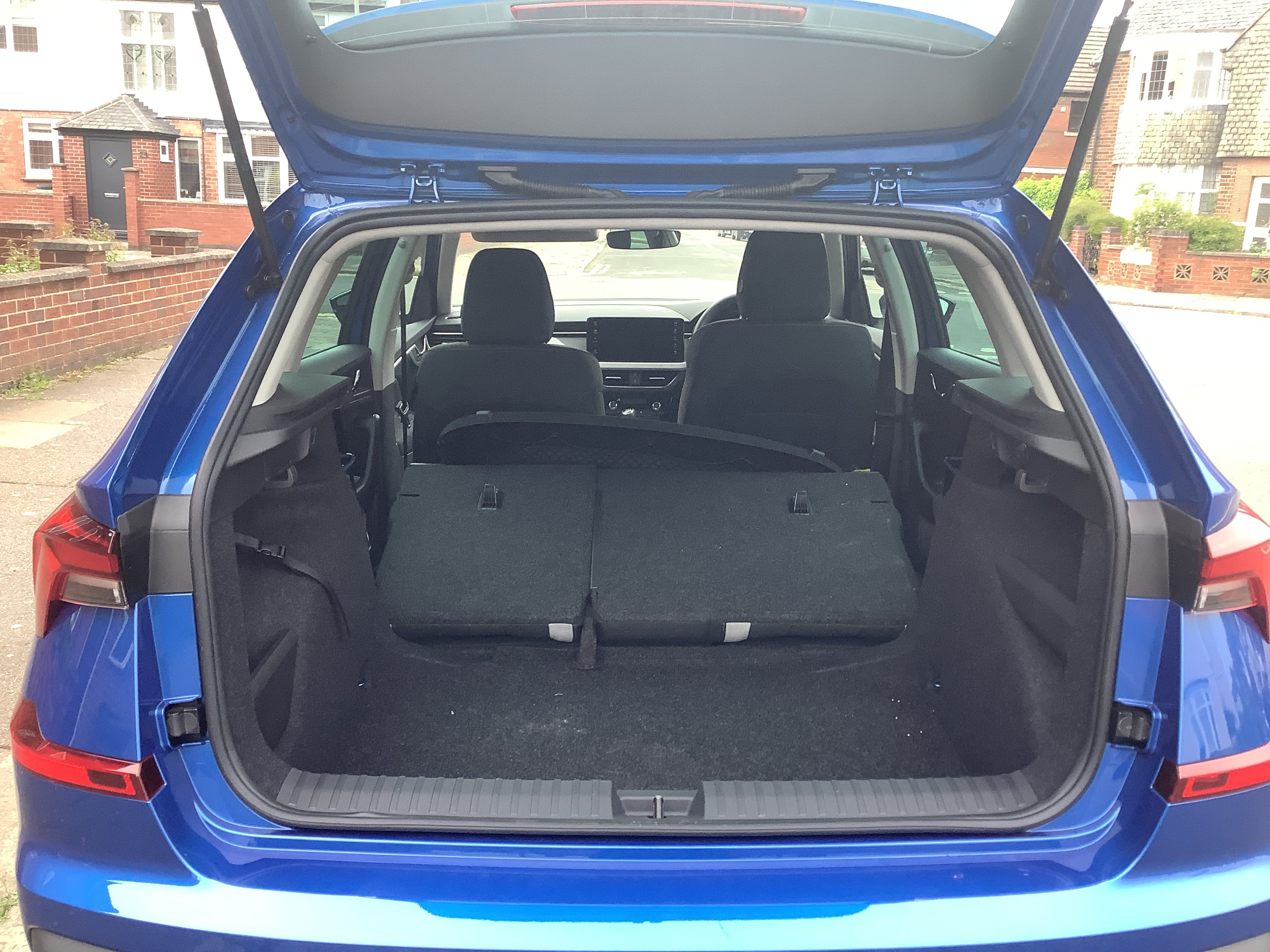 The Kamiq has a 400-litre boot with seats up and 1395-litre with them down