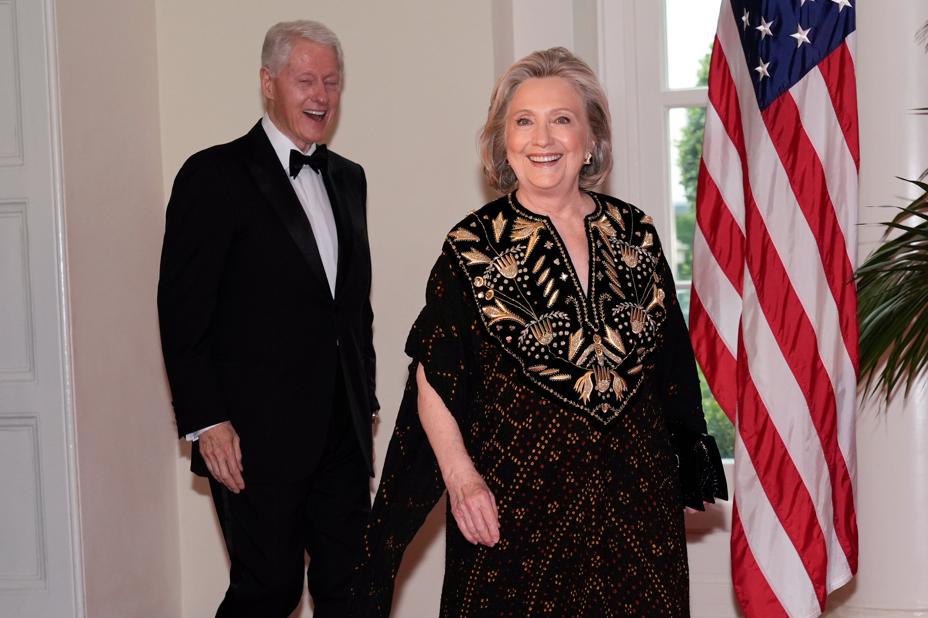 Former President Bill Clinton and Hillary Clinton