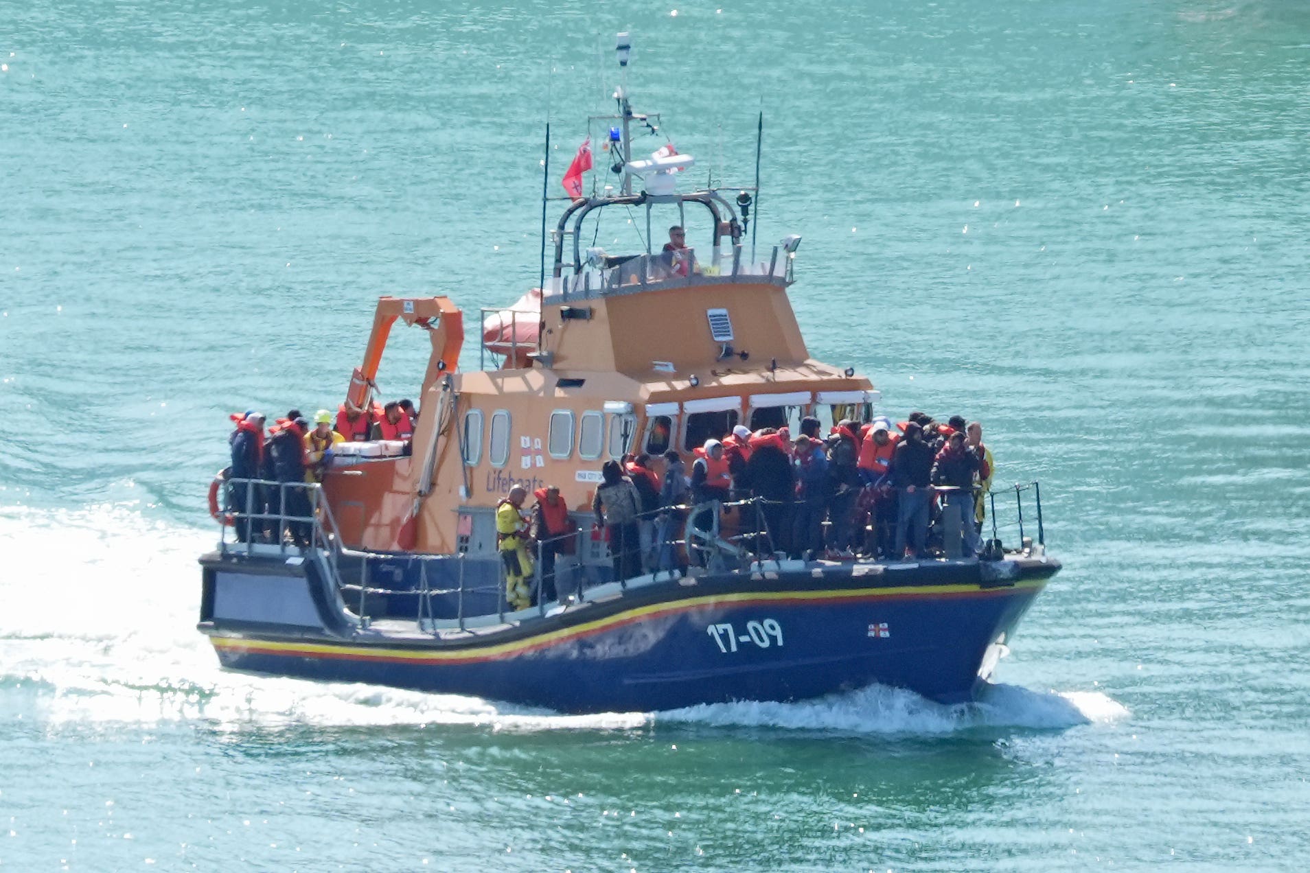 More than 10,000 migrants are thought to have arrived in the UK so far this year after crossing the Channel (Gareth Fuller/PA)