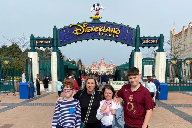 <p>The Fuller family traded Legoland for Disneyland Paris</p>