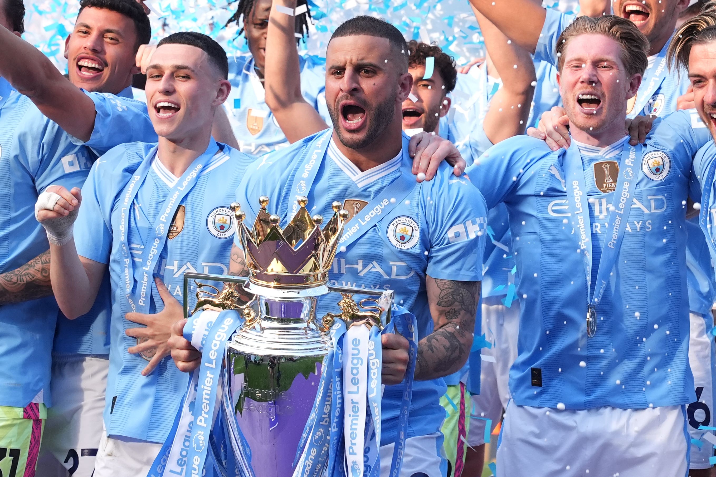 Man City rattled off a fourth straight Premier League title but endured a mixed campaign