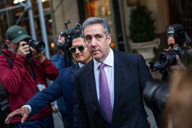 <p>Michael Cohen, former lawyer Donald Trump, departs his home in Manhattan to testify in Trump's criminal trial </p>