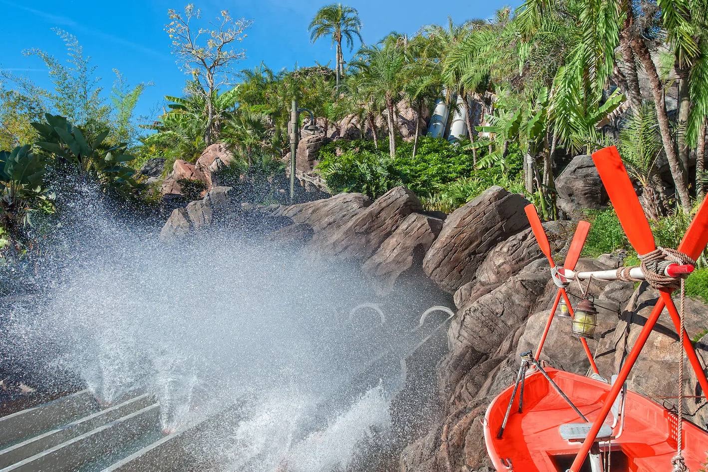 Walt Disney Parks has been sued by a woman who alleges she lost consciousness and suffered a brain injury after riding a slide at Typhoon lagoon