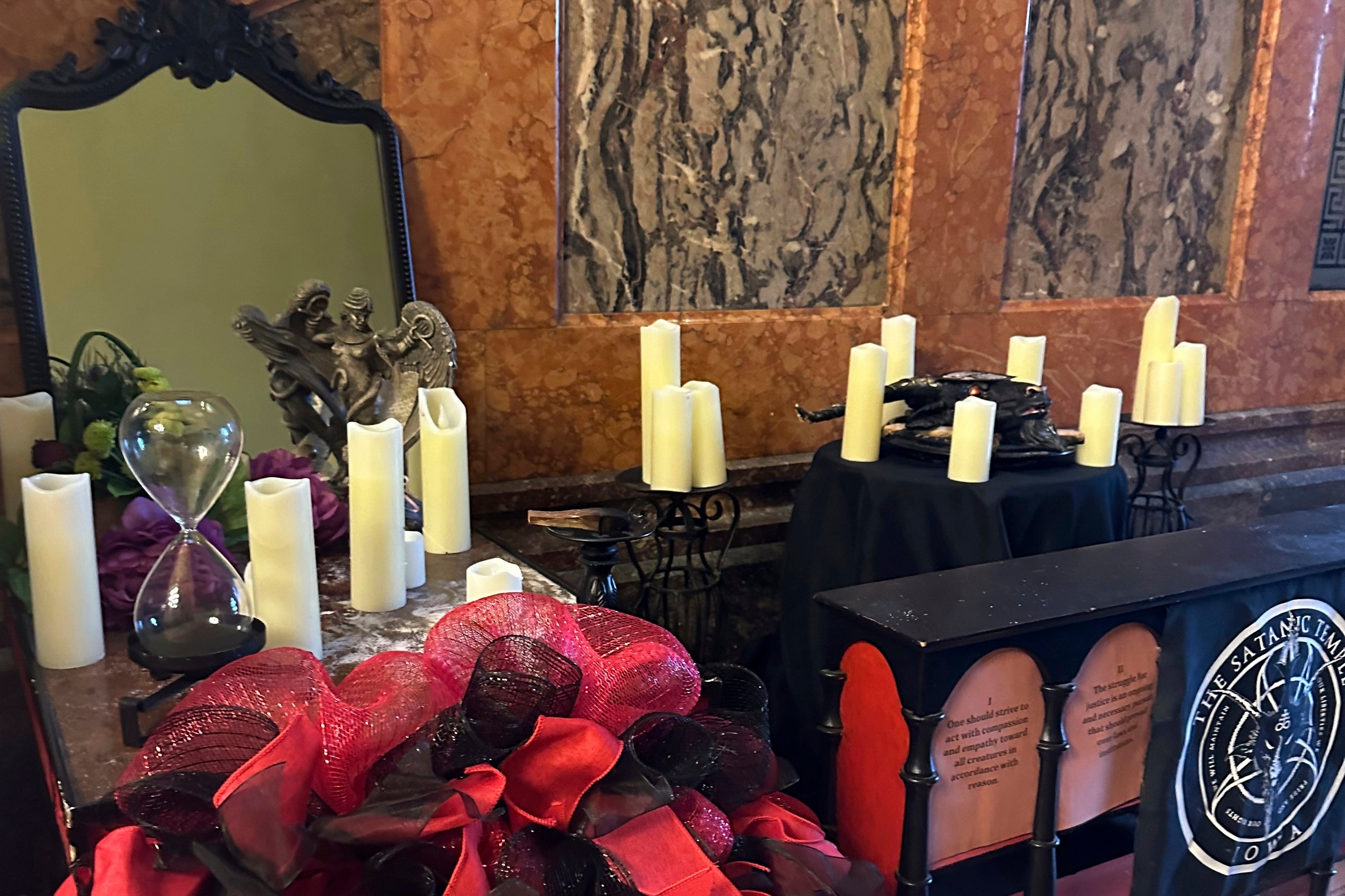 Satanic Temple Display Destroyed