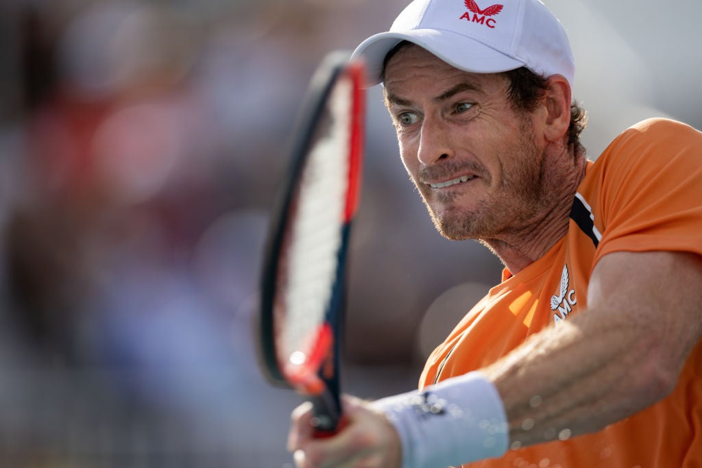 Andy Murray is in action on the opening day of the 2024 French Open