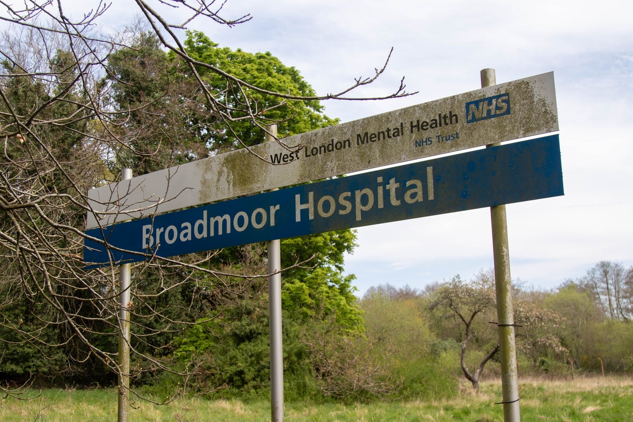 The former Broadmoor Hospital site is now derelict