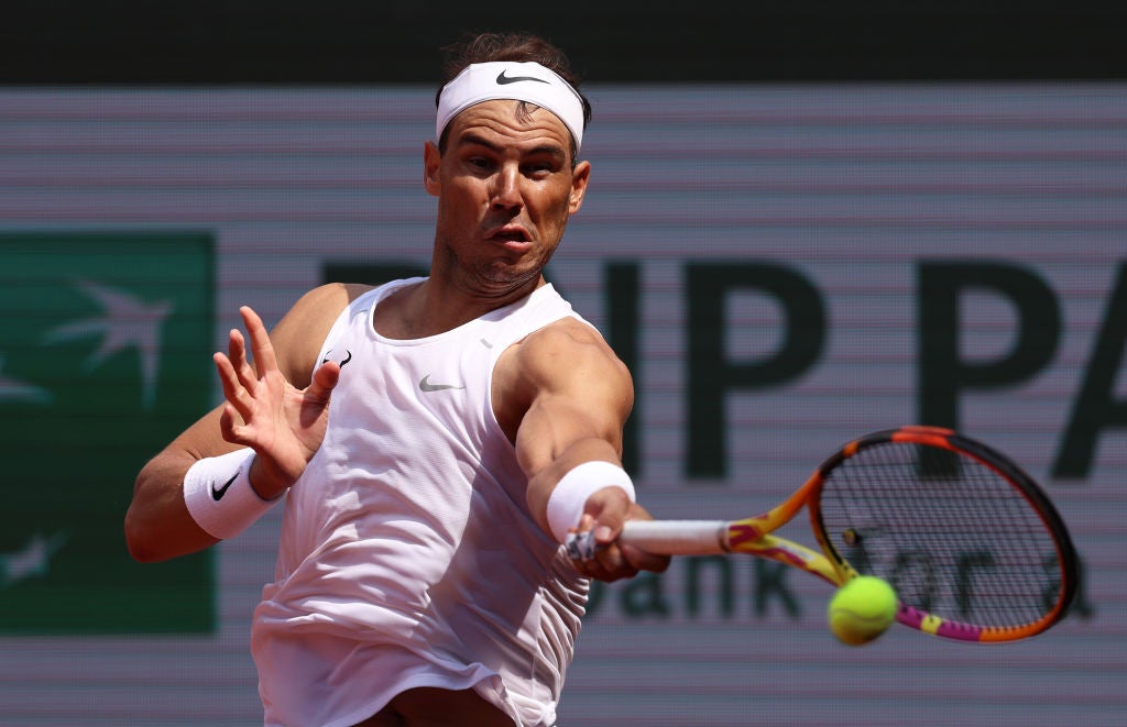 Rafael Nadal ahead of the French Open, where he is a record 14-time champion