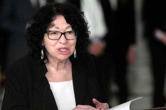 <p>Supreme Court Justice Sonia Sotomayor is one of the few liberal justices on the court  </p>