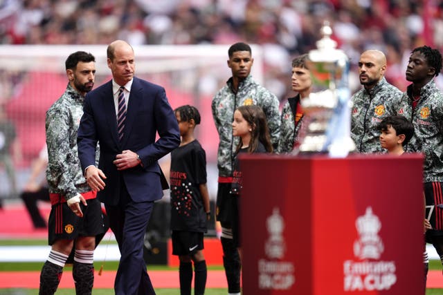 William regularly attends the FA Cup final (Nick Potts/PA)