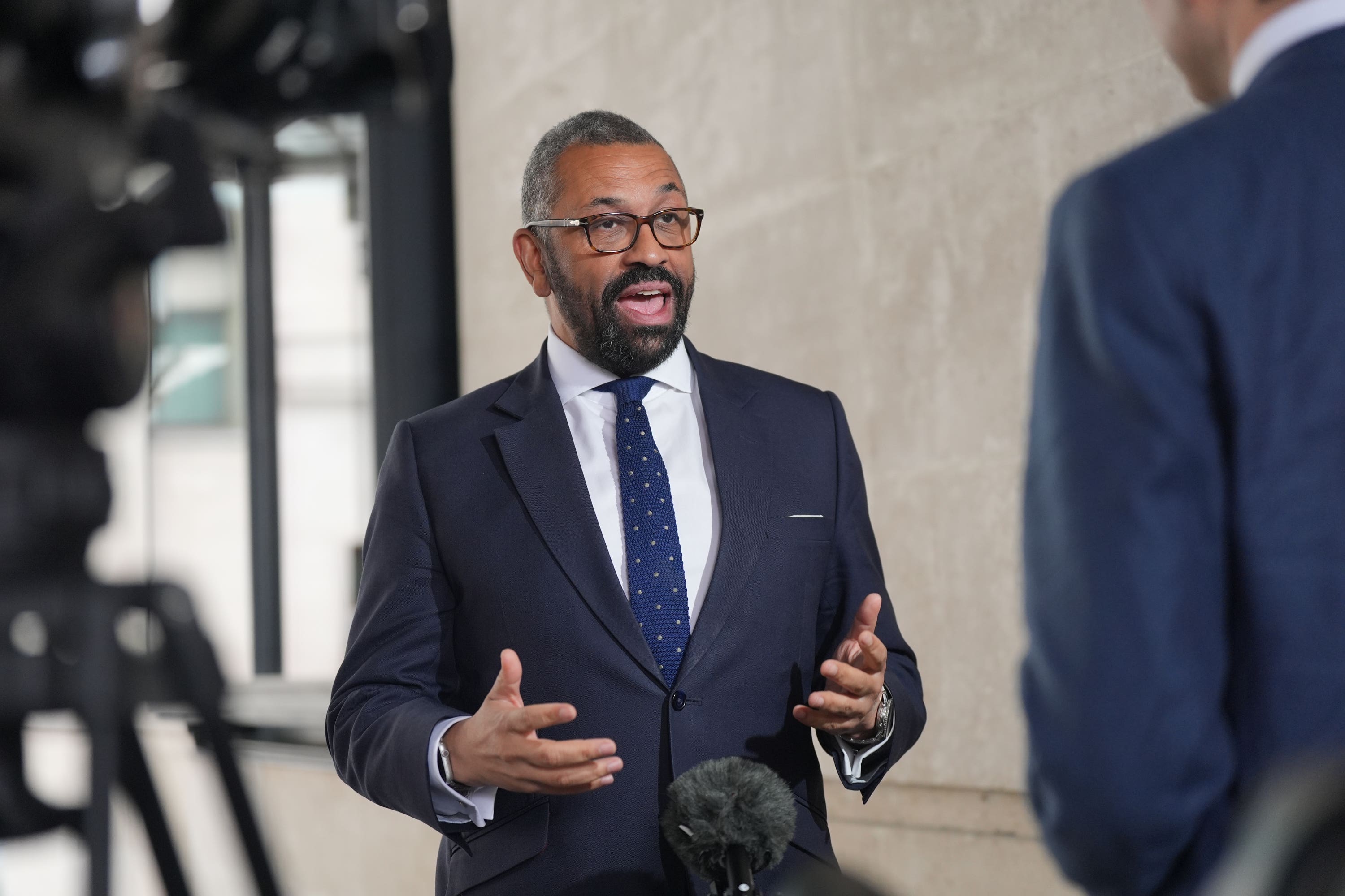 Home secretary James Cleverly stressed teenagers would not be sent to jail for refusing to participate