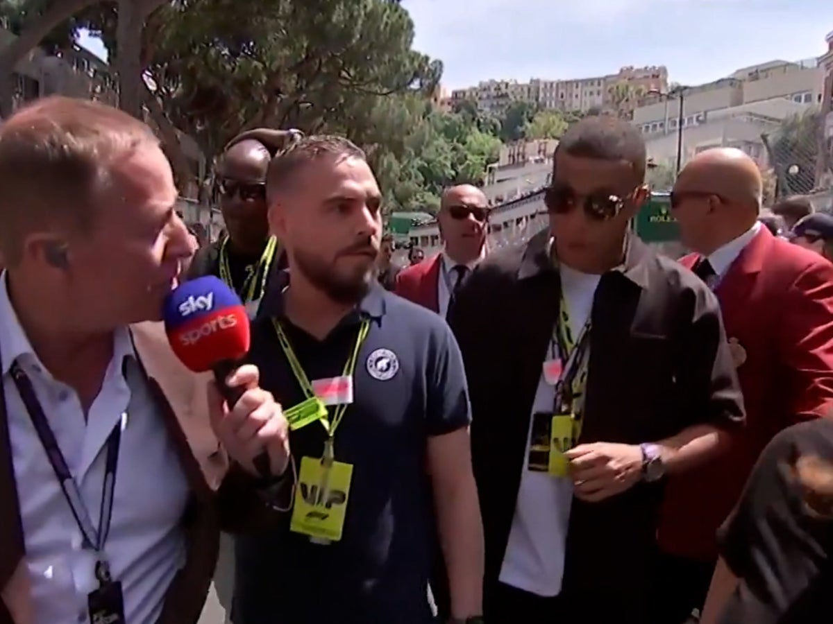 Martin Brundle tells off Kylian Mbappe’s bodyguard on Monaco grid: ‘I’m in charge around here!’