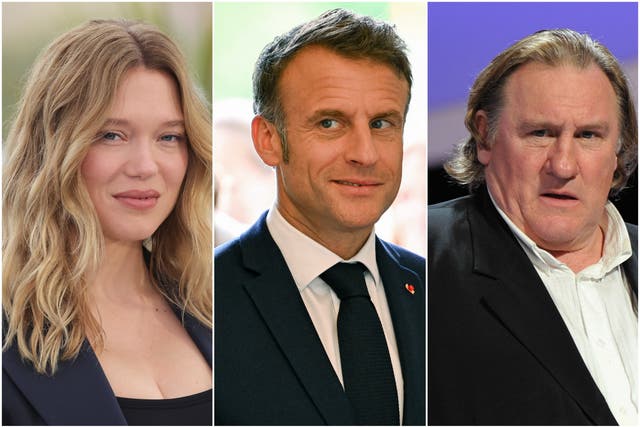 <p>Lea Seydoux criticised French president Emmanuel Macron’s comments in defence of Gerard Depardieu</p>