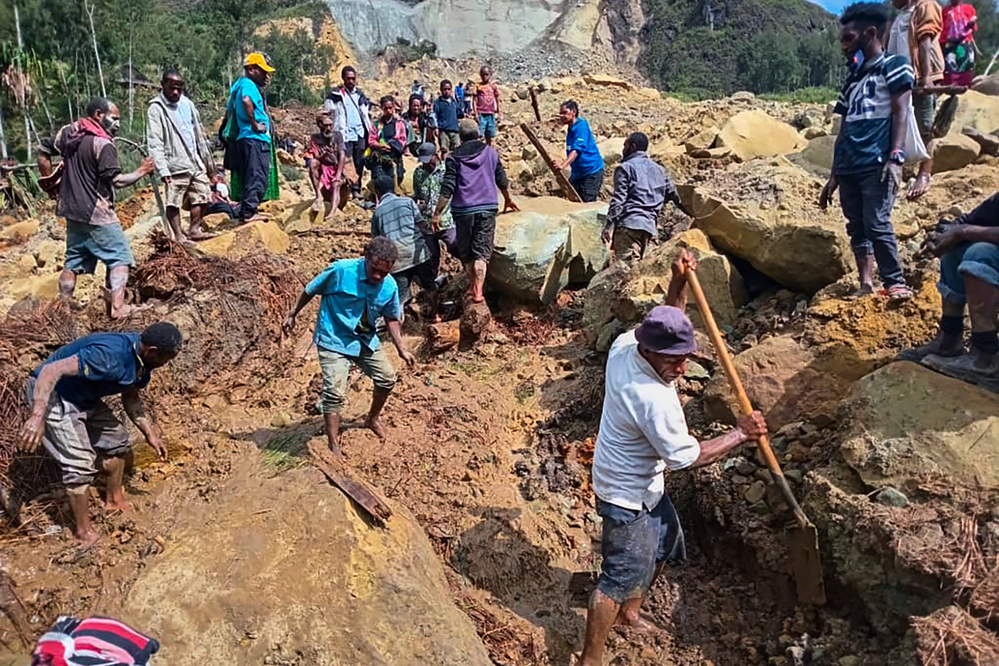 CORRECTION Papua New Guinea Landslide