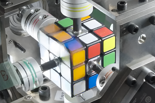 <p>A Mitsubishi robot solved a Rubik’s Cube puzzle 10 times quicker than the fastest human</p>