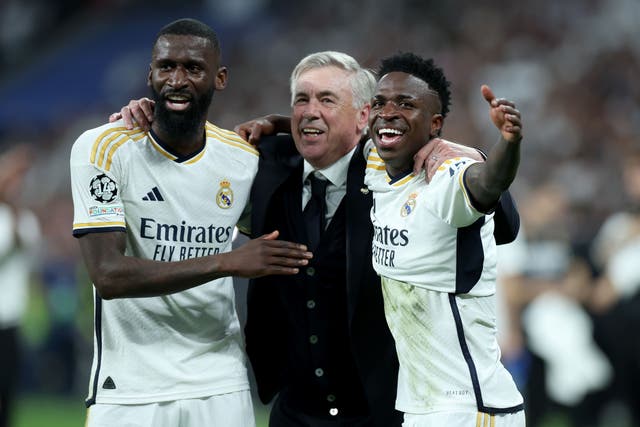 Carlo Ancelotti says his side “ooze confidence” ahead of Saturday’s final (Isabel Infantes/PA)