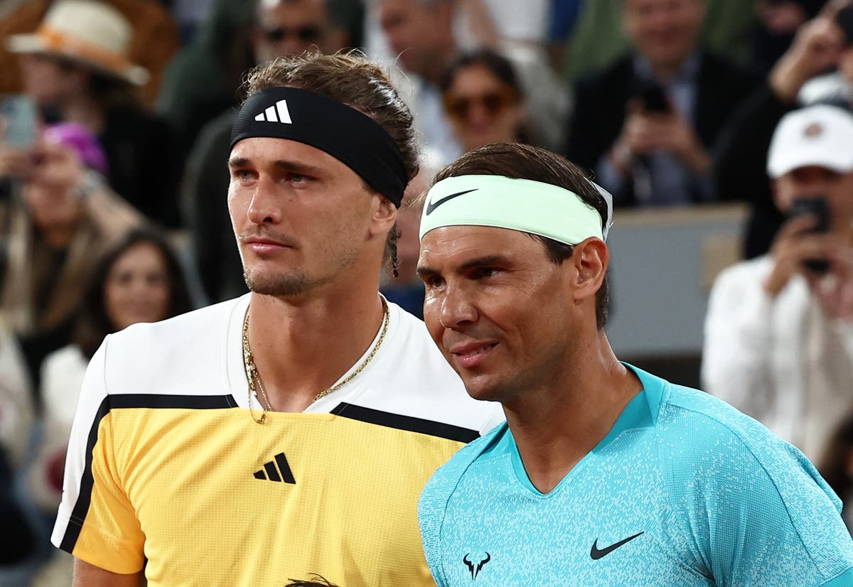 French Open LIVE: Rafael Nadal vs Alexander Zverev latest score and updates