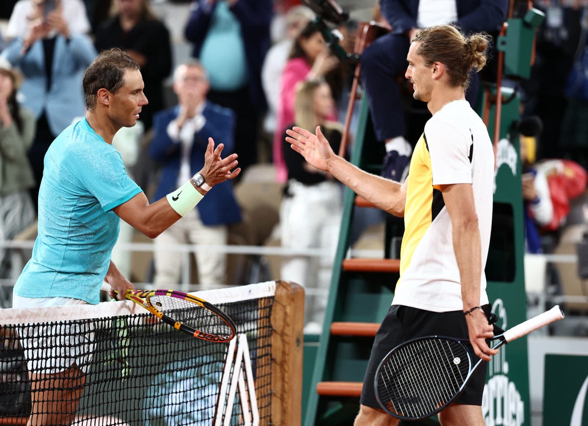 Abierto de Francia en vivo: Rafael Nadal es derrotado por Alexander Zverev en una posible despedida de Roland Garros