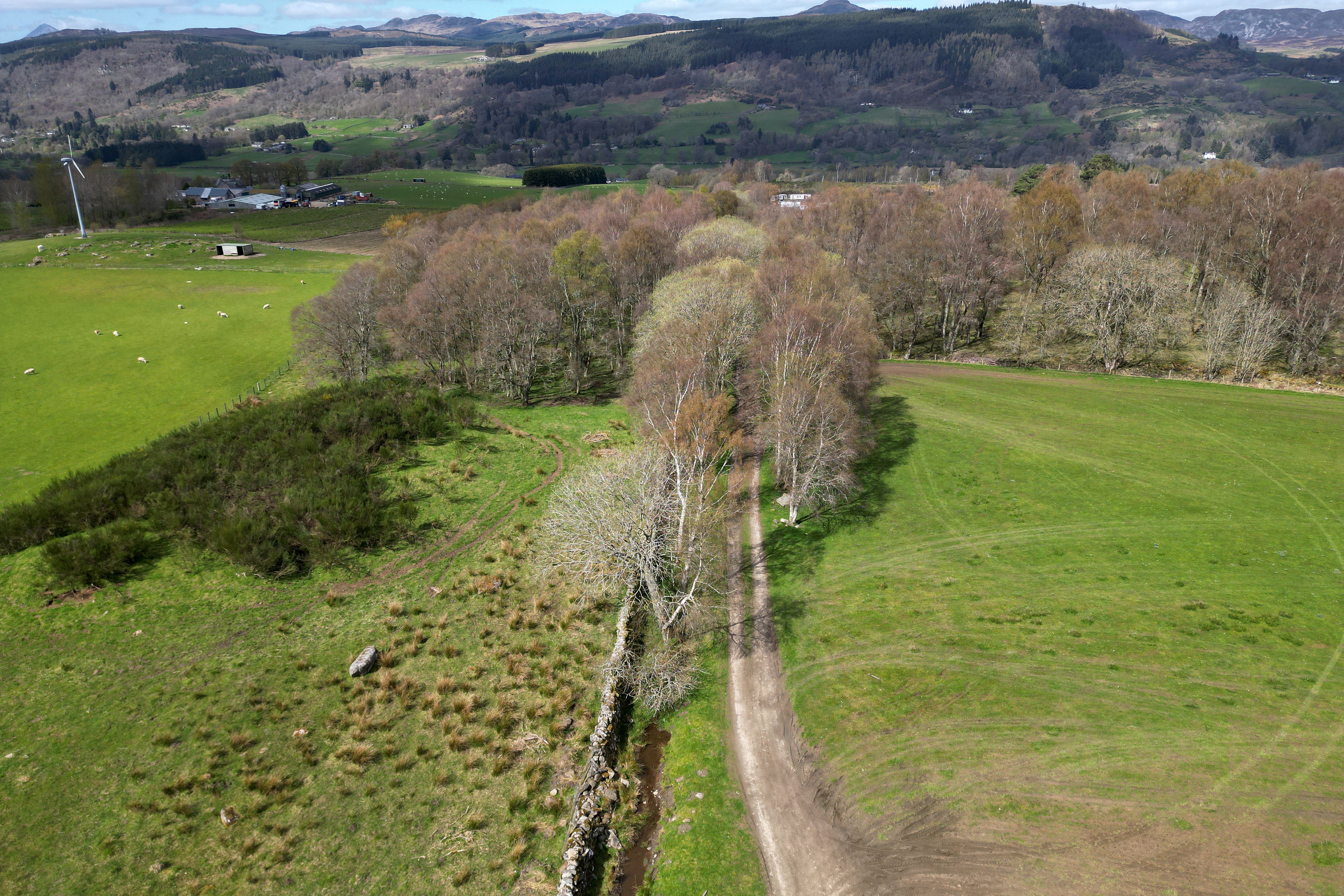 Brian Low’s body was found on a rural path in on the outskirts of Aberfeldy (Andrew Milligan/PA)