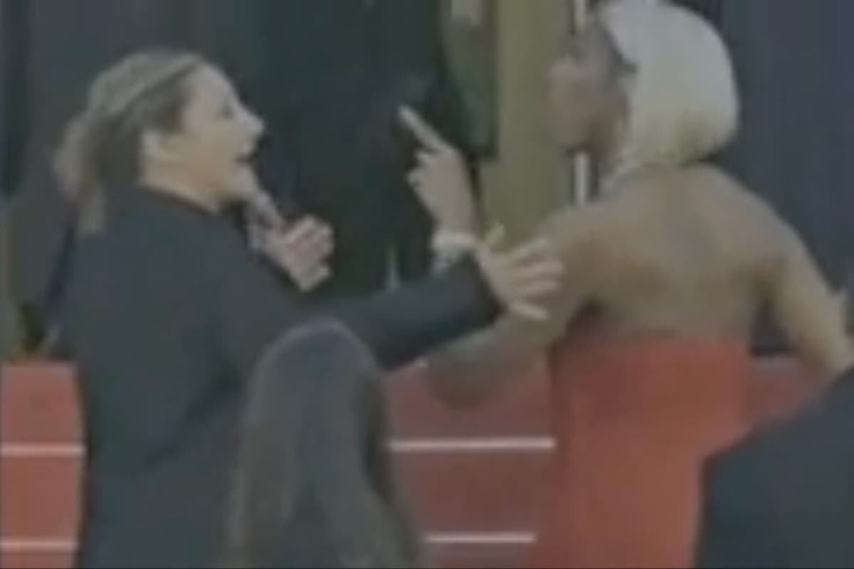 Cannes Film Festival security guard clashes with third celebrity on the red carpet