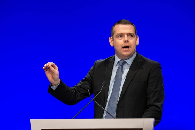 Douglas Ross will launch his party’s campaign on Tuesday (Michal Wachucik/PA)