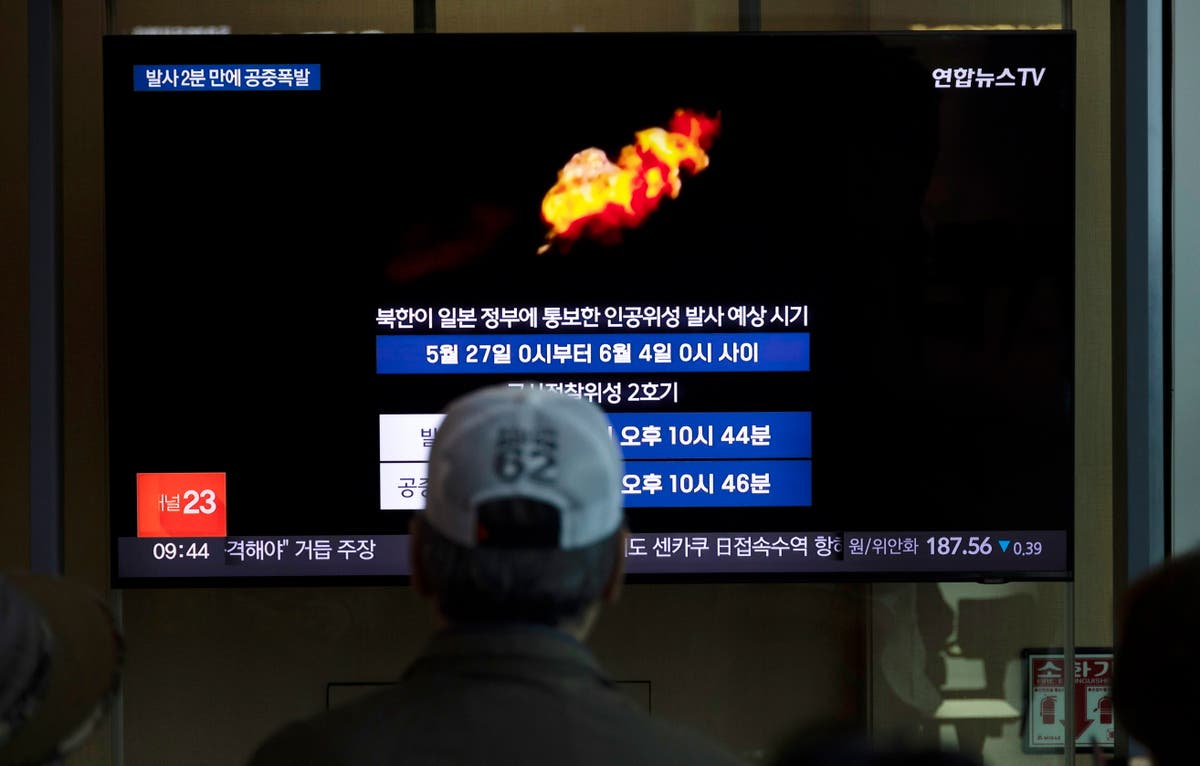 North Korean spy satellite Malligyong explodes in flight as latest launch fails