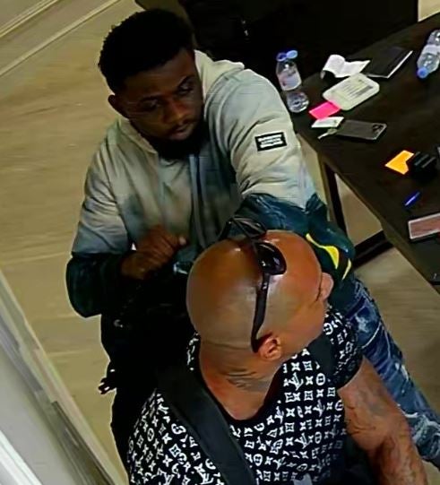 Police are looking for two men in connection with the robbery