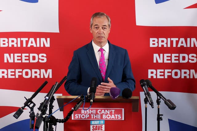 <p>Nigel Farage claimed the US election was more important than Britain’s </p>