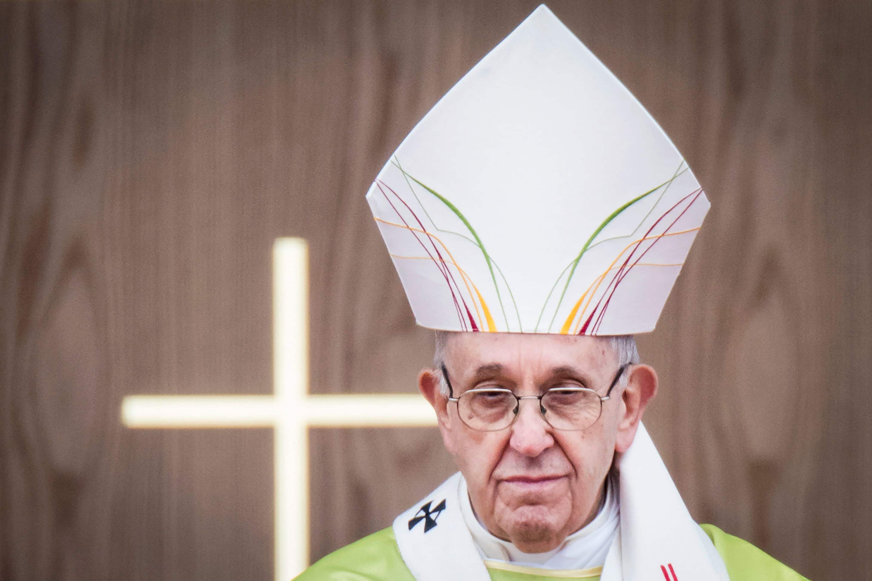 Pope Francis reportedly made a derogatory comment relating to gay priests (Danny Lawson/PA)