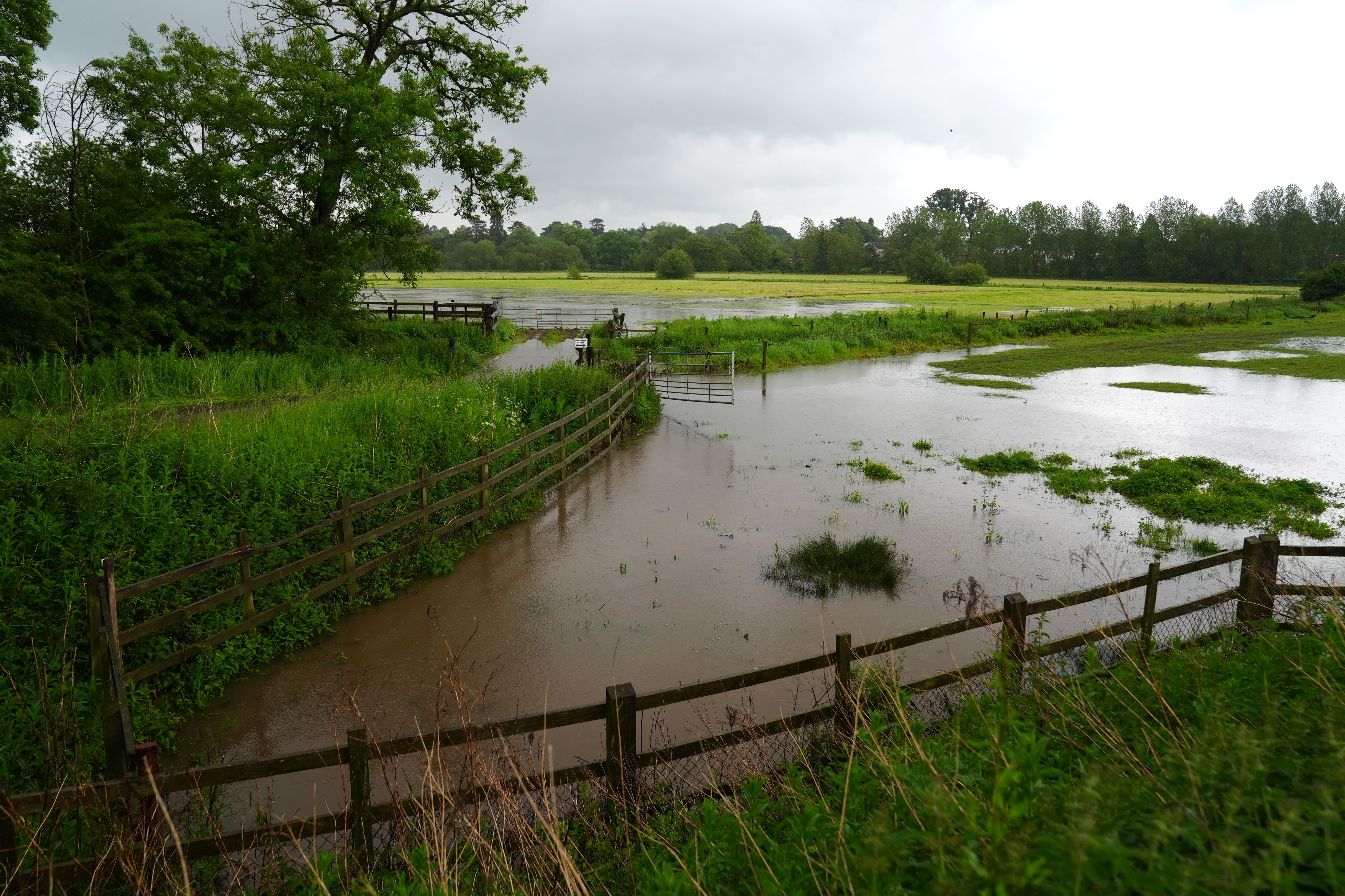 Torrential rain and thunderstorms are set to bring flooding and travel disruption across much of the UK (David Davies/PA)