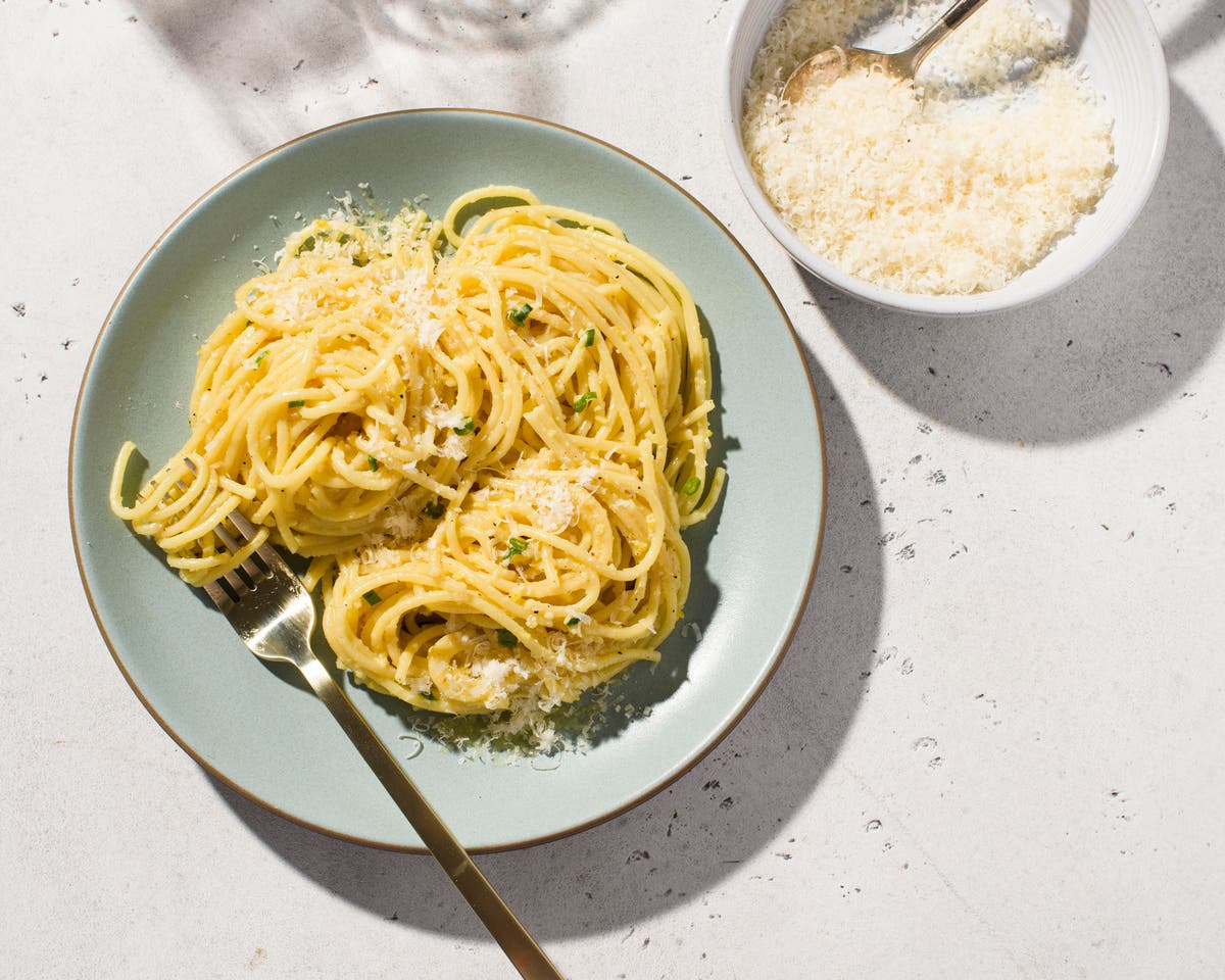 In Amalfi, pesto is made with strips of fragrant lemon zest