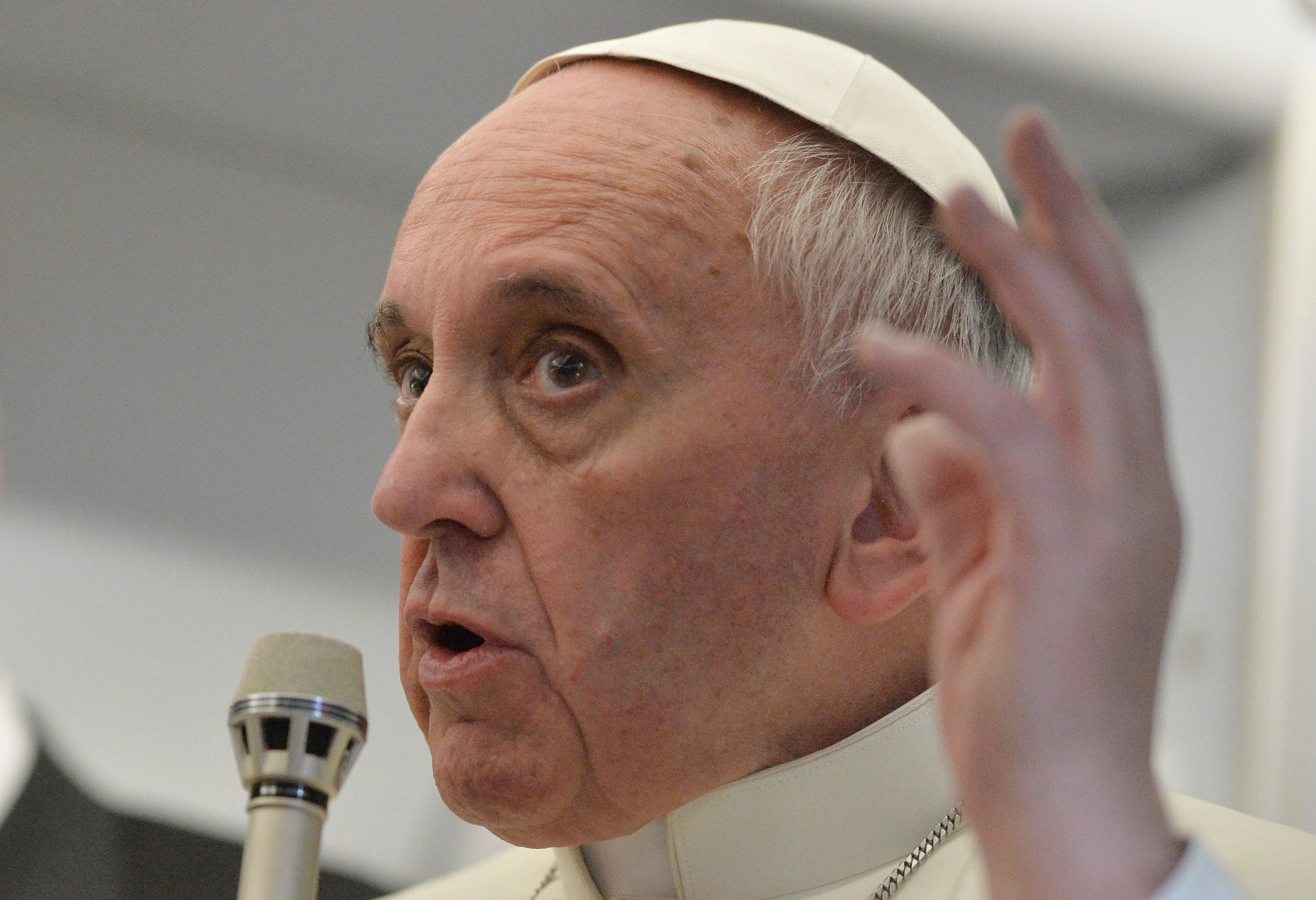 Francis has previously denounced gossip in the church